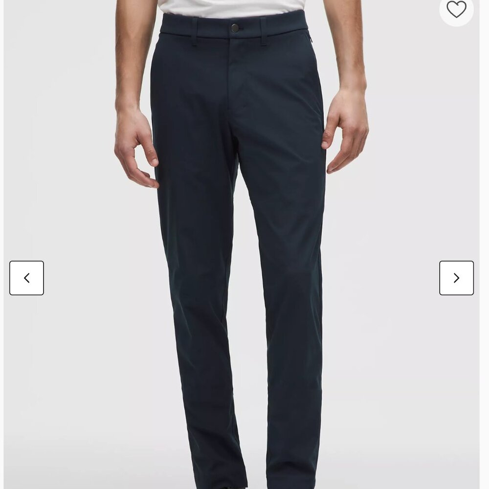 Lululemon Commission Pant, Slim-Fit; 34W x 34L; Navy; NWT in bag